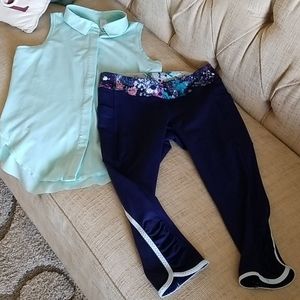 Girls sz 14 Ivivva (lululemon) Active Set